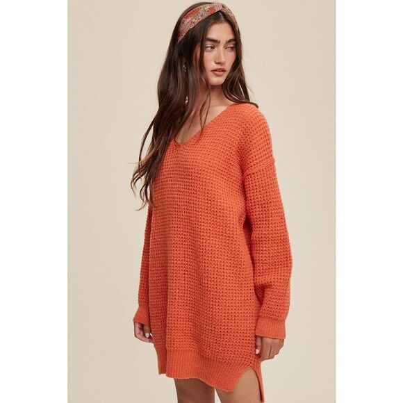 Listicle Knit Cable Sweater Dress NEW NWT - Picture 1 of 8